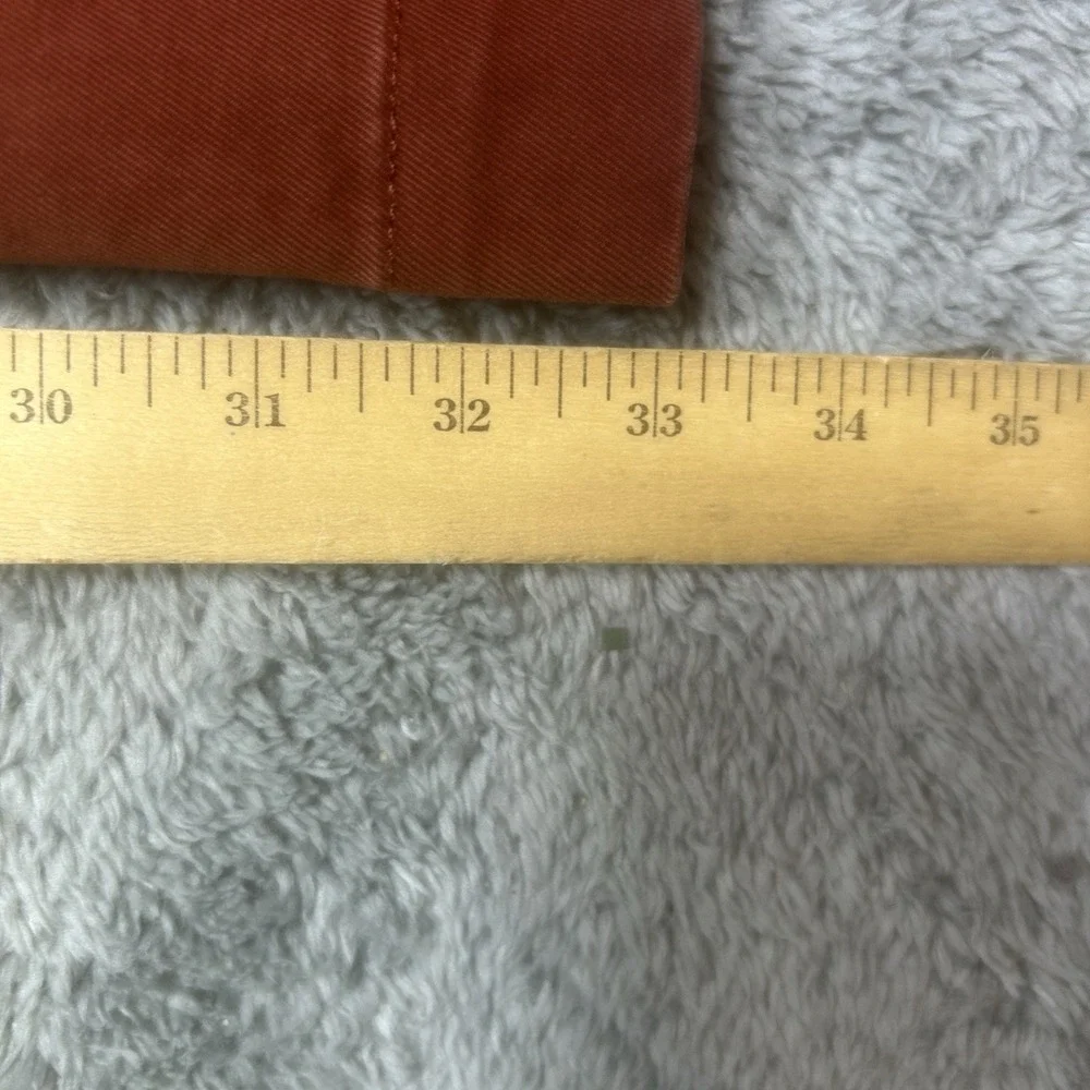 Banana Republic Pants Men's 36x34 Jasper Red Slim Fit Chino Twill Stretch EUC